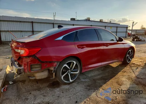 2021 Honda Accord Sport из США, поврежденный, VIN 1HGCV1F38MA119602